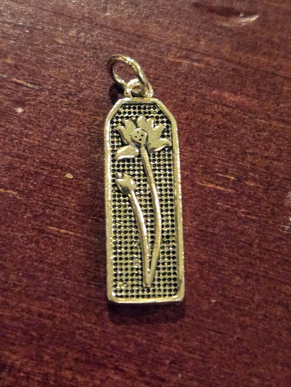 Sterling Silver Lotus Charm NWOT